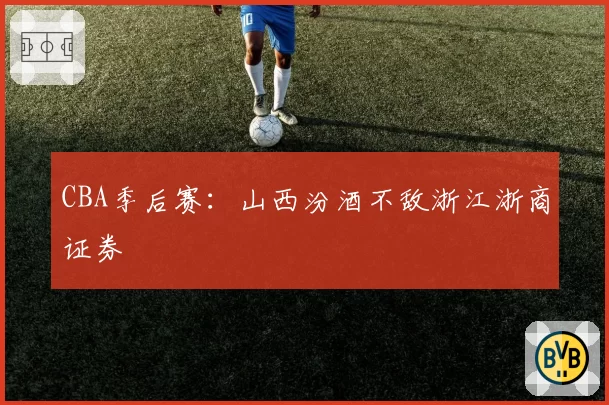 CBA季后赛：山西汾酒不敌浙江浙商证券